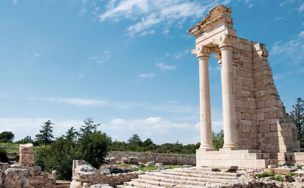 Ruins of the Sanctuary and Temple of Apollo Hylates at Kourion